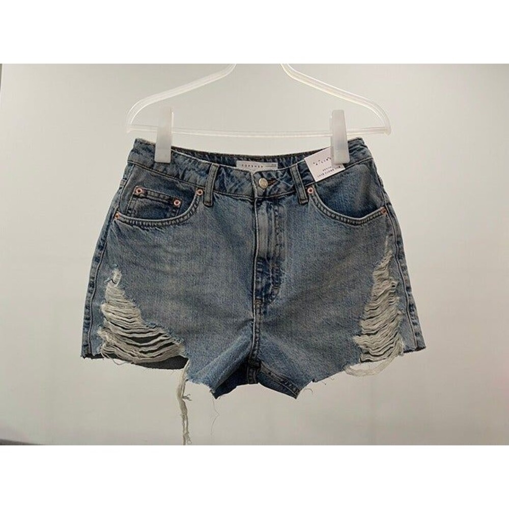 Topshop Cutoff Denim Shorts Petite Size 8